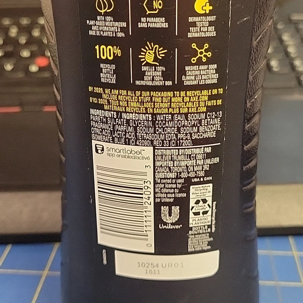AXE Phoenix 12hr Refreshing Scent Body Wash 473ml New